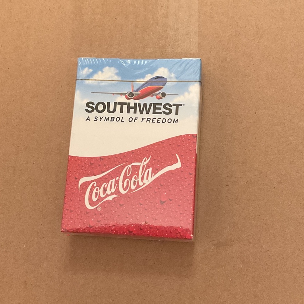 Southwest Coca-Cola playing Cards - Red and Blue